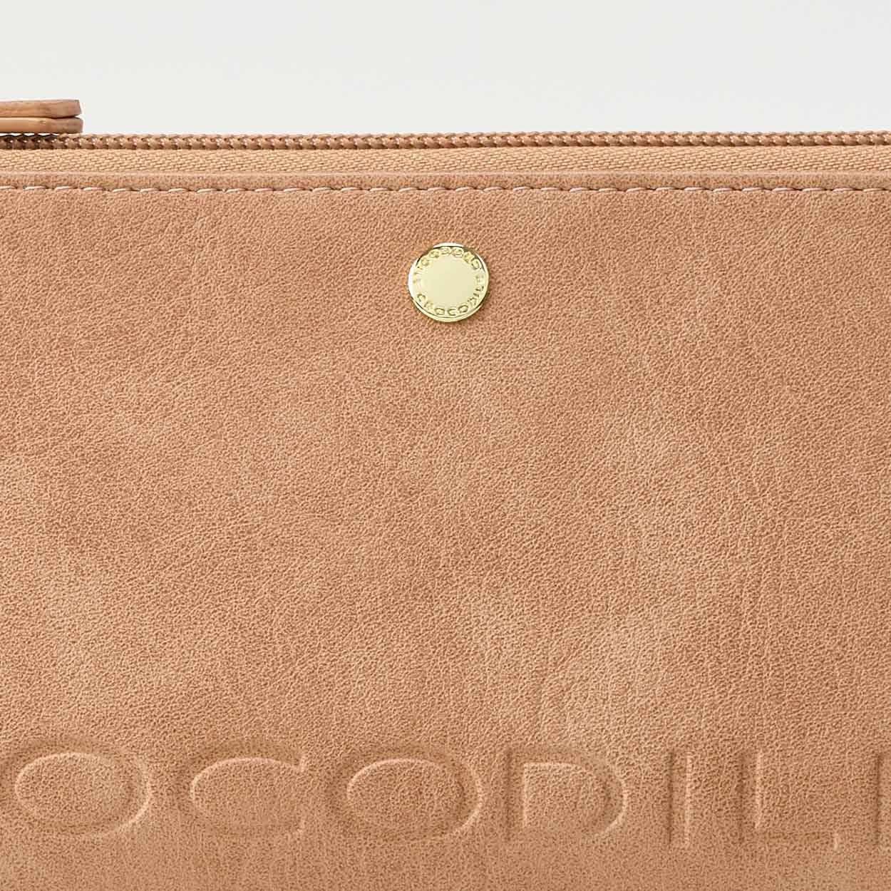 CROCODILE(クロコダイル) ロゴ ライン Lファスナー束入れ | イオン