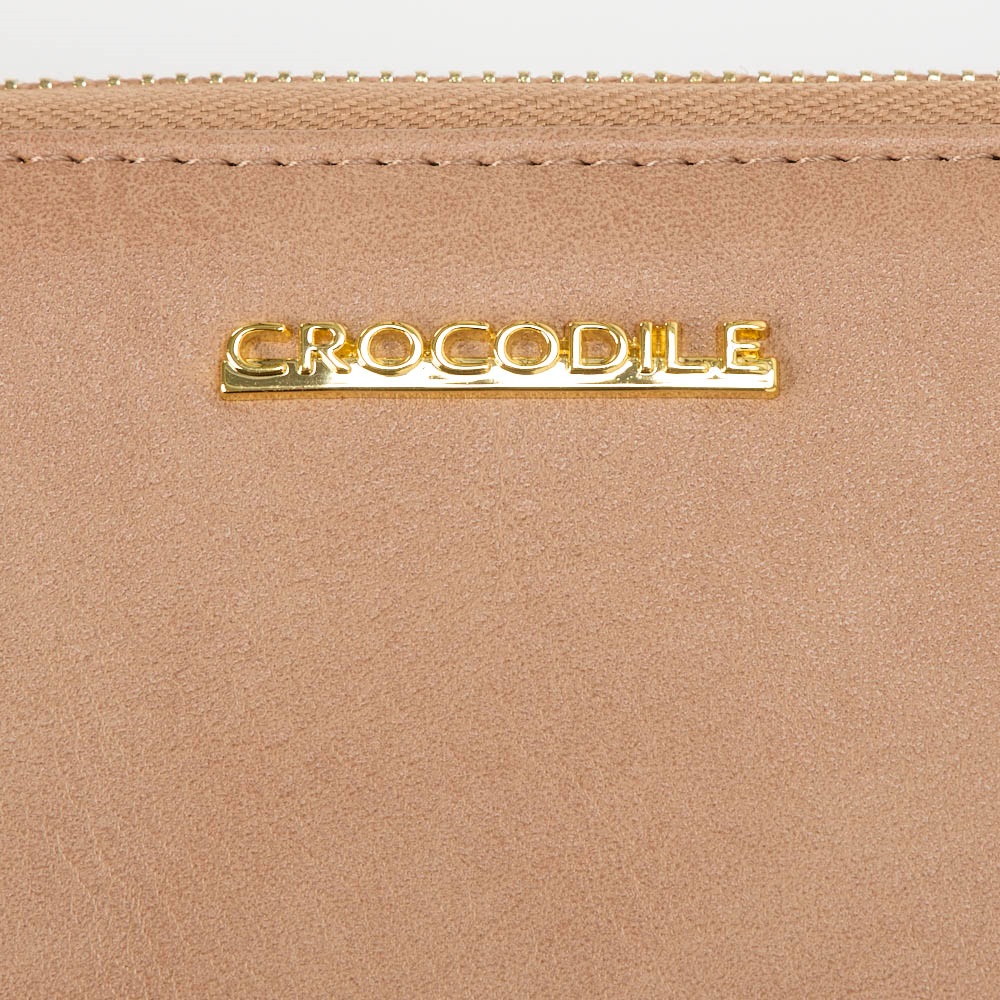 CROCODILE(クロコダイル) ジャガードコンビ ラウンドファスナー長財布