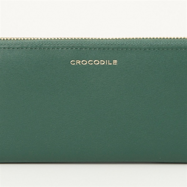 CROCODILE(クロコダイル) シンプル小シボ ラウンドファスナー長