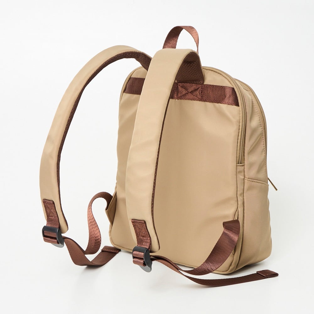ポリツイル リュック 2層構造デザイン 小さめサイズ レディス