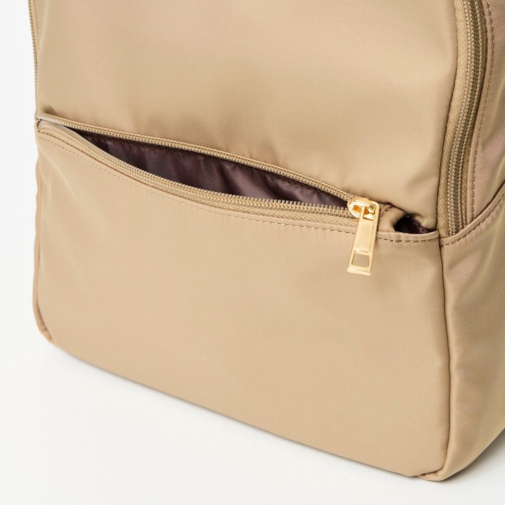 ポリツイル リュック 2層構造デザイン 小さめサイズ レディス