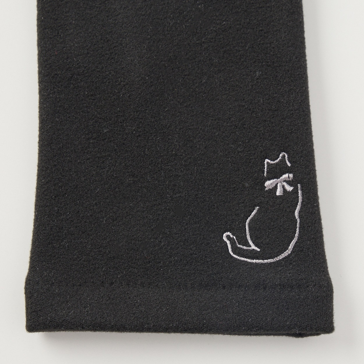 手袋 ジャージー 猫柄刺繍 レディス | イオンスタイルオンライン 衣料