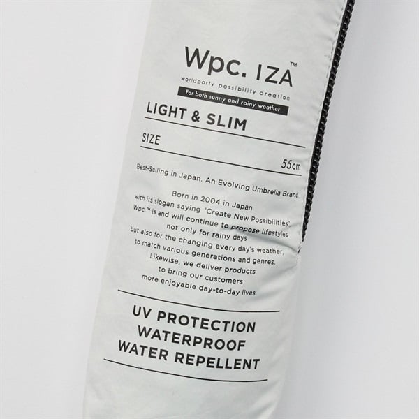 晴雨兼用 折傘 Wpc. IZA スーパースリム サイズ55cm | イオンスタイル