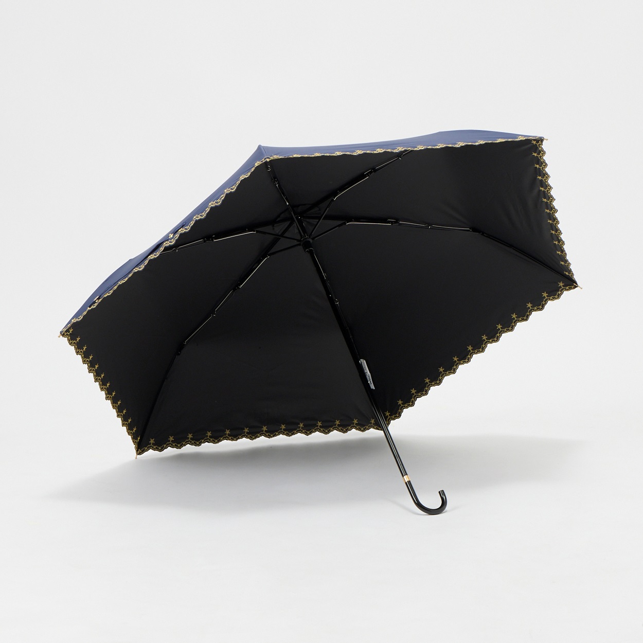 折傘 晴雨兼用 Wpc. 遮光星柄スカラップmini レディス | イオン