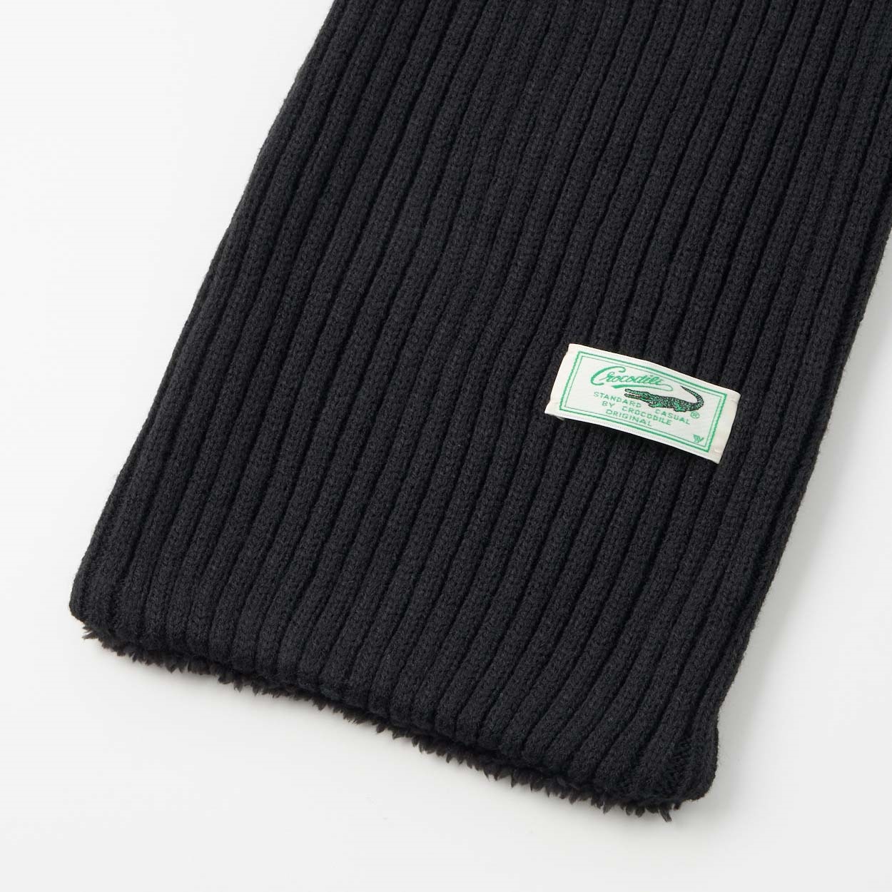 CROCODILE(クロコダイル) リブ編み差し込みマフラー メンズ | イオン