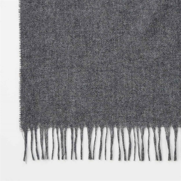 ストール マフラー ウールナイロン イタリア製 無地 メンズ | イオン