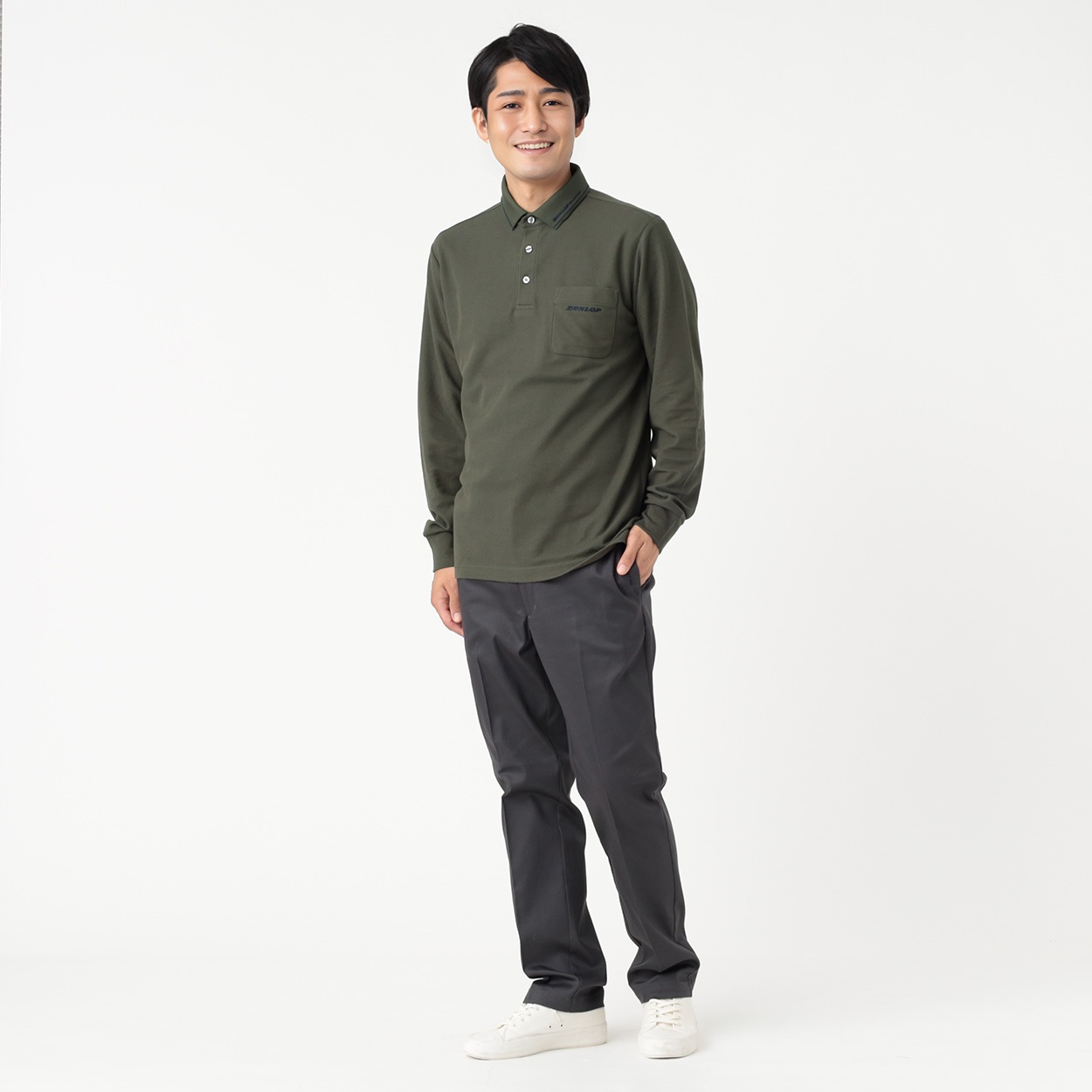 DUNLOP COLLECTION ストレッチチノパン メンズ | イオンスタイル