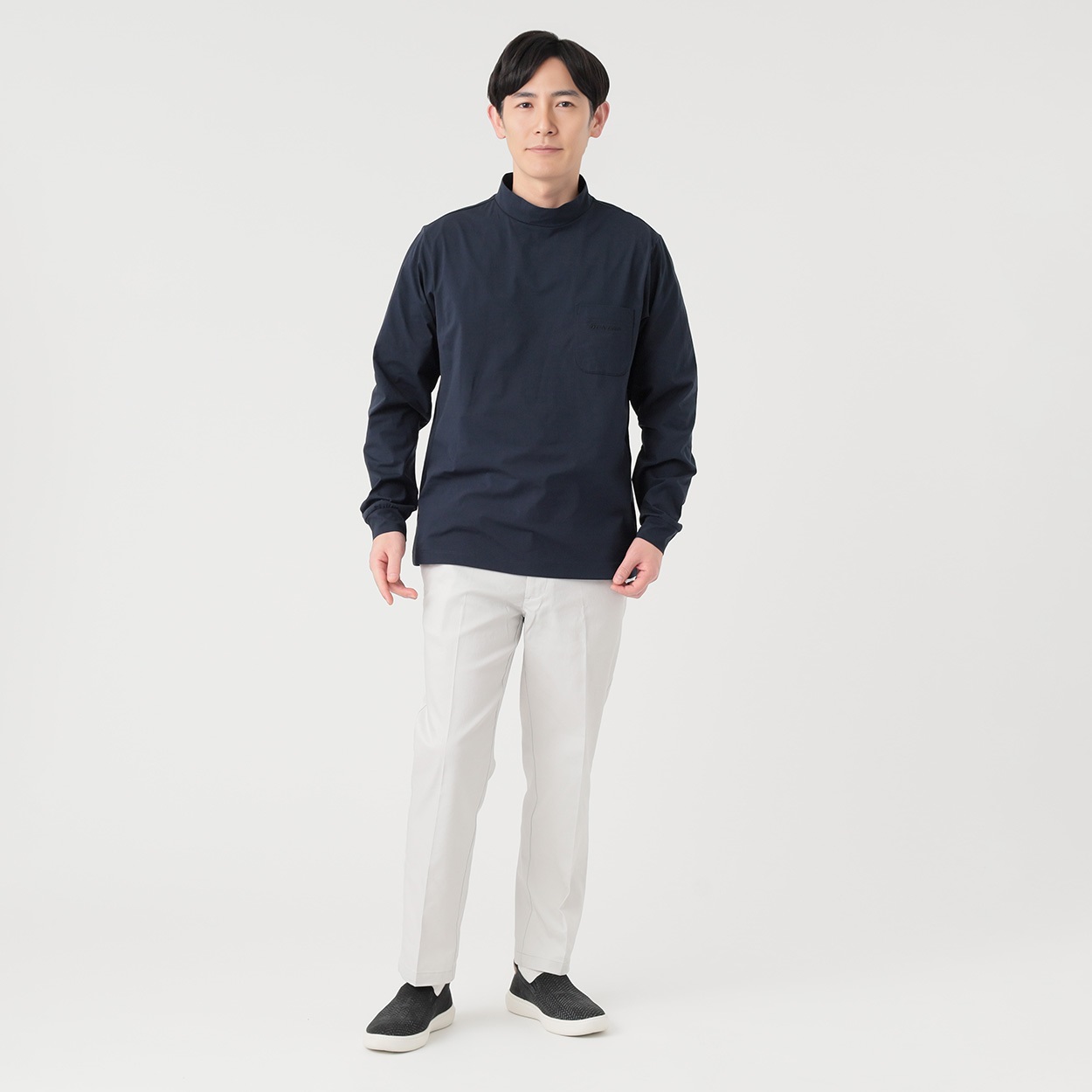 DUNLOP COLLECTION モックネックTシャツ メンズ | イオンスタイル