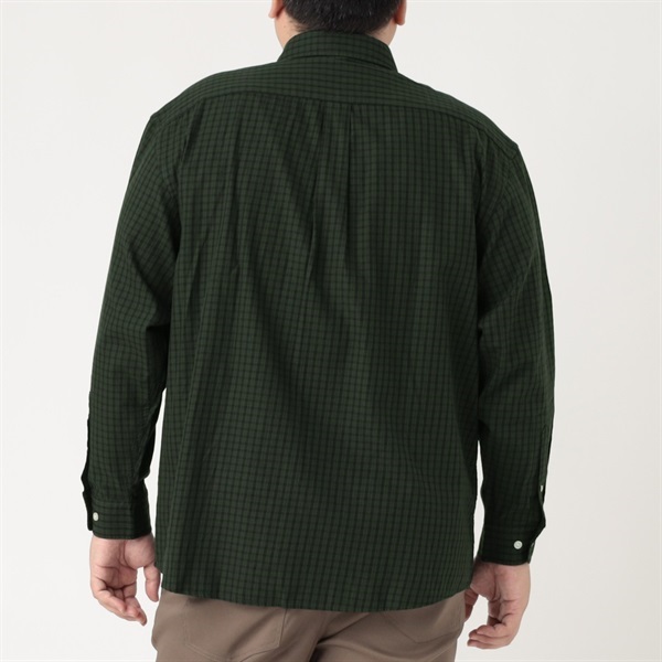 大きいサイズ 綿ツイル長袖シャツ メンズ GREATESS(グレイテス