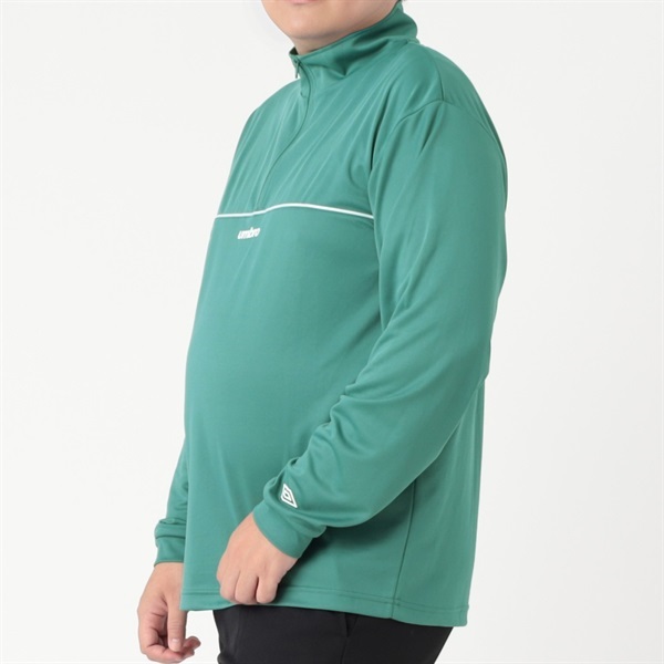 大きいサイズ UMBRO DRY ハーフジップTシャツ メンズ | イオンスタイル