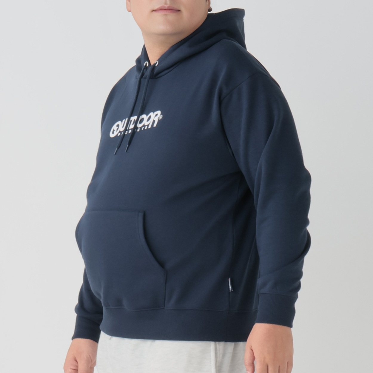 大きいサイズ アウトドア裏起毛プルパーカー メンズ | イオンスタイル