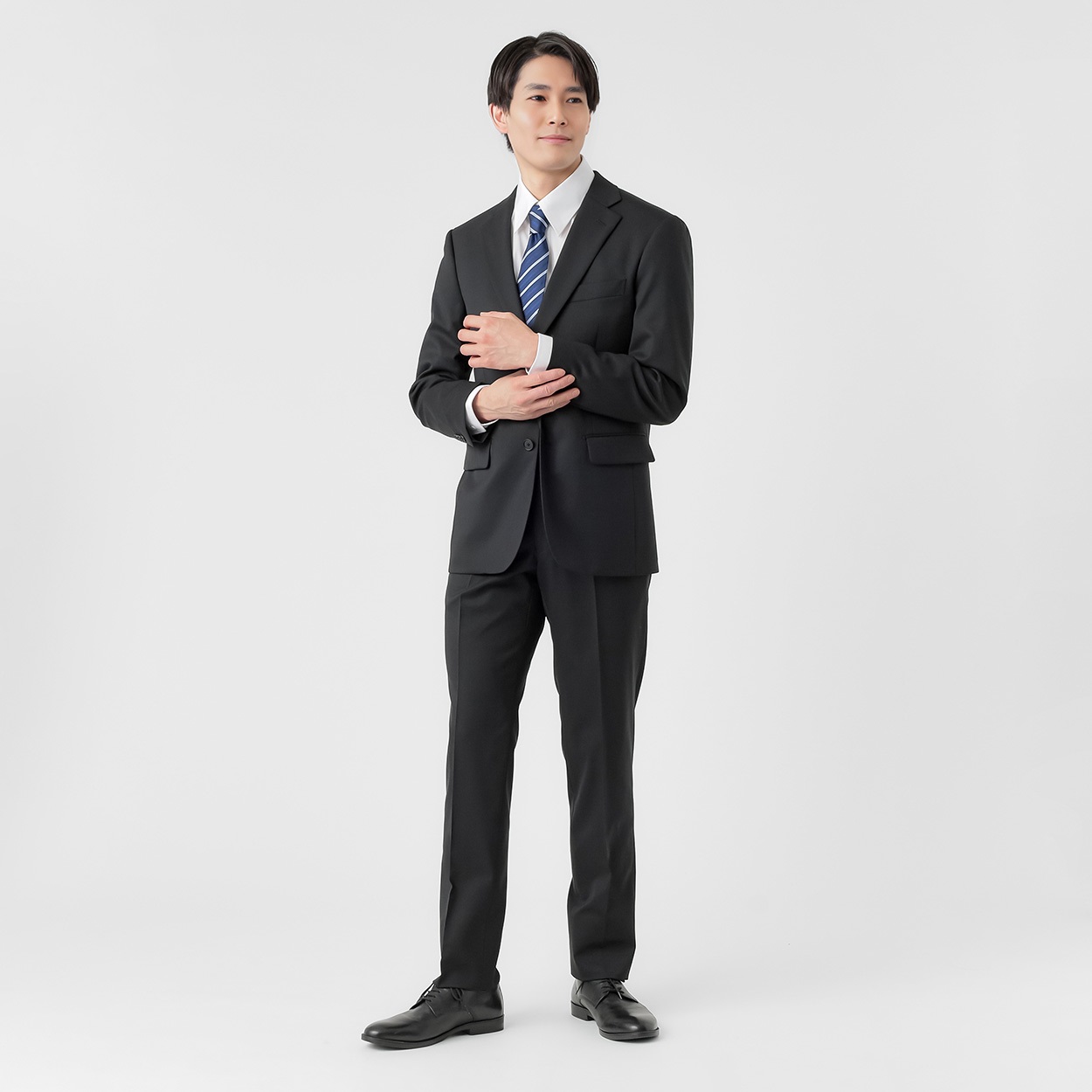 マジ楽洗えるスーパーストレッチスリムセットアップスラックス メンズ