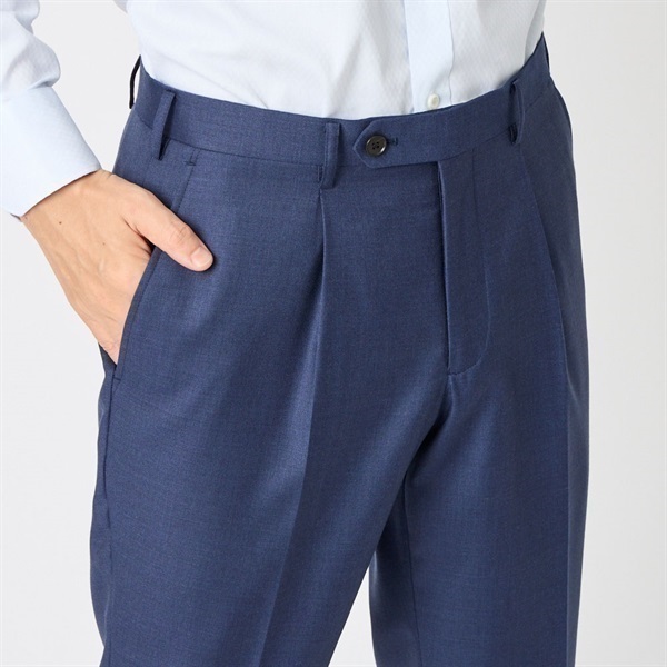 イタリア製生地スーツ メンズ 3つボタン 段返り | イオンスタイル