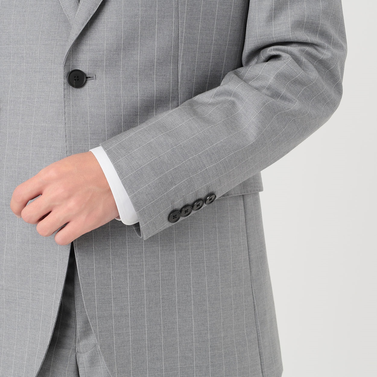 イタリア製生地スーツ メンズ 2つボタン チェンジポケット | イオン