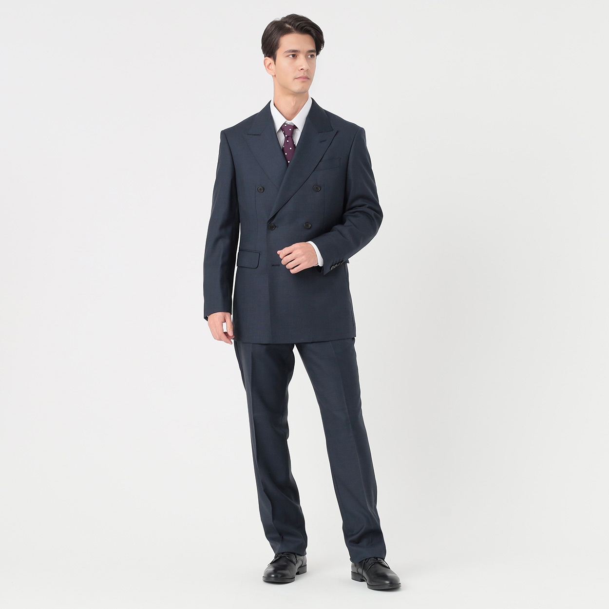 【新品】イタリア ETHOMAS 生地使用 メンズ スーツ 50 LL ネイビー ZEGNA スーツ エルメネジルド ゼニア Ermenegildo Zegna 春夏