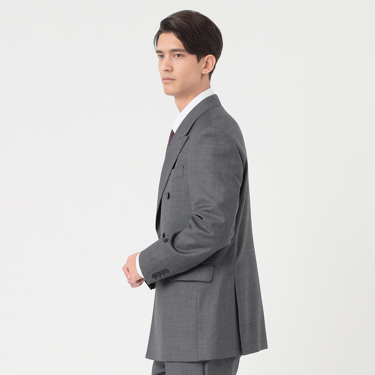 イタリア生地6Bダブルスーツ メンズ | イオンスタイルオンライン 衣料