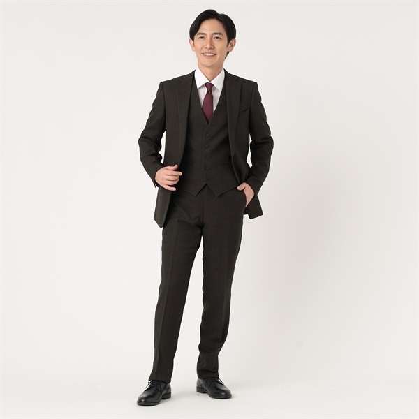 スリムウールライクスリーピース メンズ | イオンスタイルオンライン