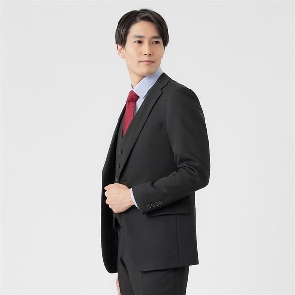 ウオッシャブルスリムスリーピーススーツ メンズ | イオンスタイル