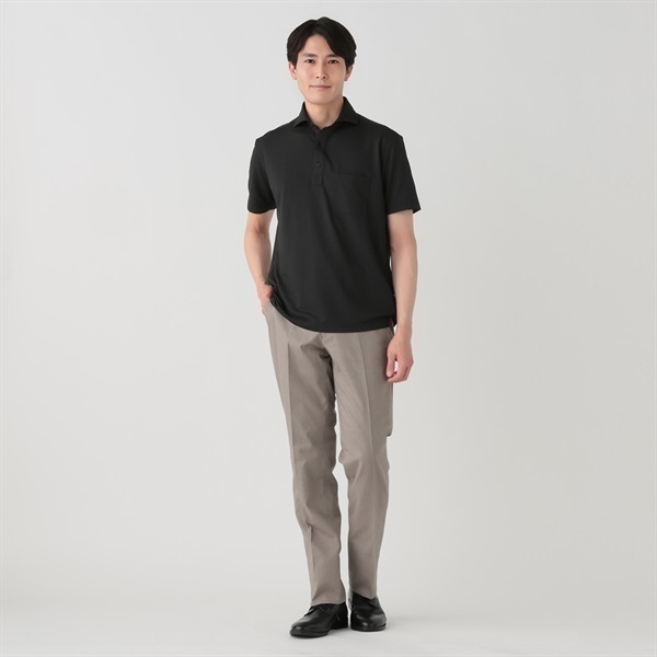 PEACE FIT COOL マジ楽 BIZポロシャツ ワイド衿 レギュラーフィット