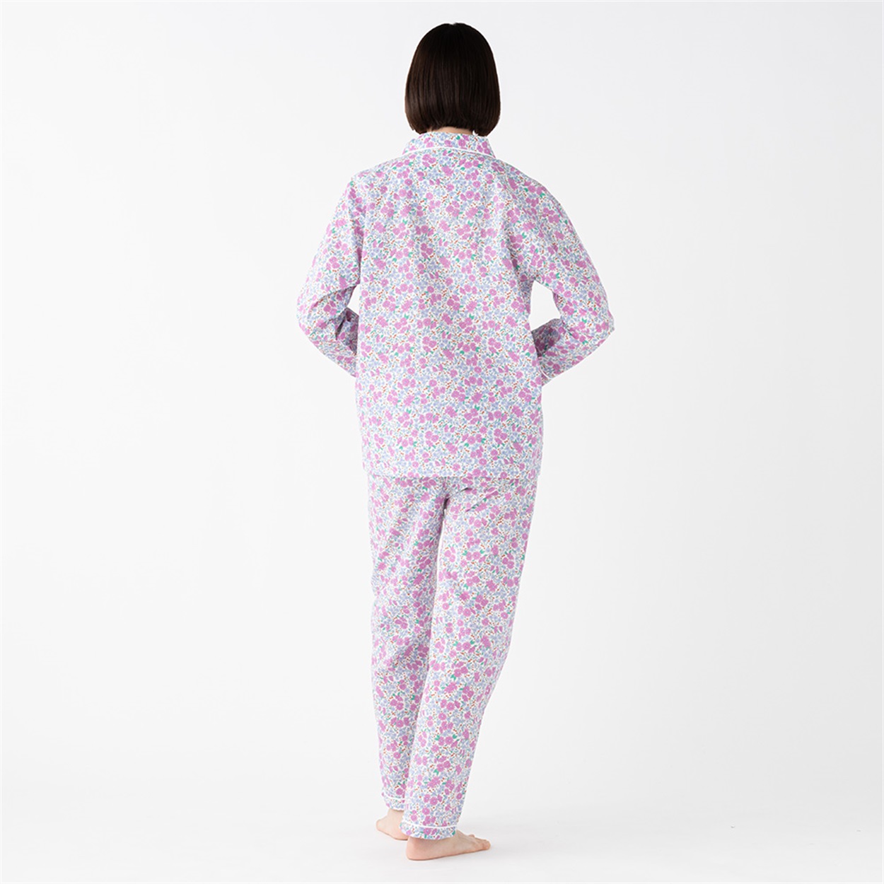 長袖リップルプリント柄シャツパジャマ レディス Golden Bear