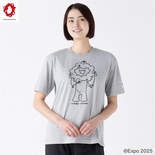 ミャクミャク サンレモ expo 限定 コラボTシャツ グレー Mサイズ1着 大阪関西万博 サンレモ ミャクミャク コラボ Tシャツ グレー M