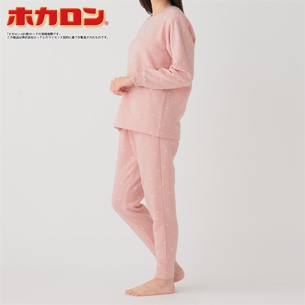 パジャマ 裏起毛背中ボア水玉 レディス | イオンスタイルオンライン