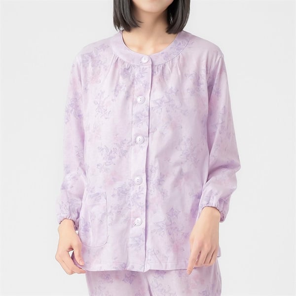 GUNZE(グンゼ) 睡眠工房天竺フェミニンパジャマ 長袖 レディス | イオンスタイルオンライン 衣料品・暮らしの品をネットでお買物