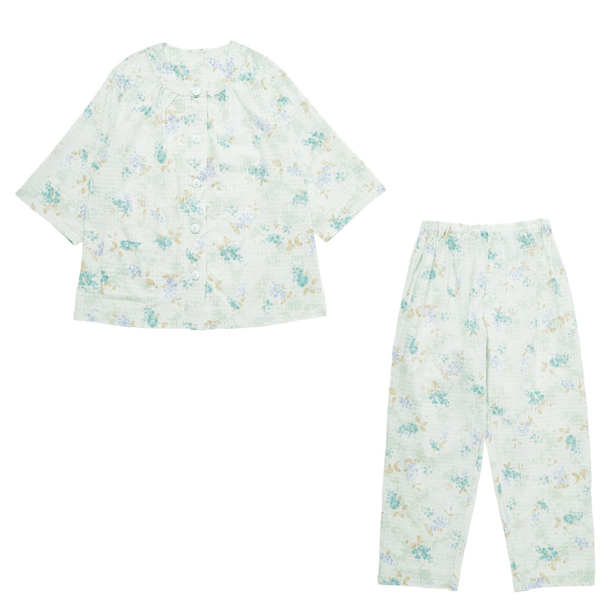 GUNZE(グンゼ) 睡眠工房ミニ空羽フェミニン7分袖パジャマ レディス
