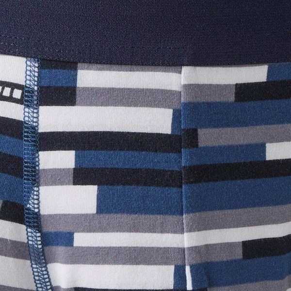 ローライズボーダー柄ボクサーブリーフ（前とじ） メンズ