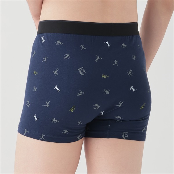 深め丈ピクト柄プリントボクサーブリーフ（前あき） メンズ | イオン