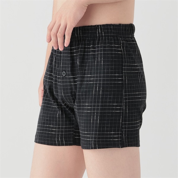 グレー あき様 トランクス（前あき）【まとめ買い割対象】 KQ5028 :メンズ パンツ（下着）