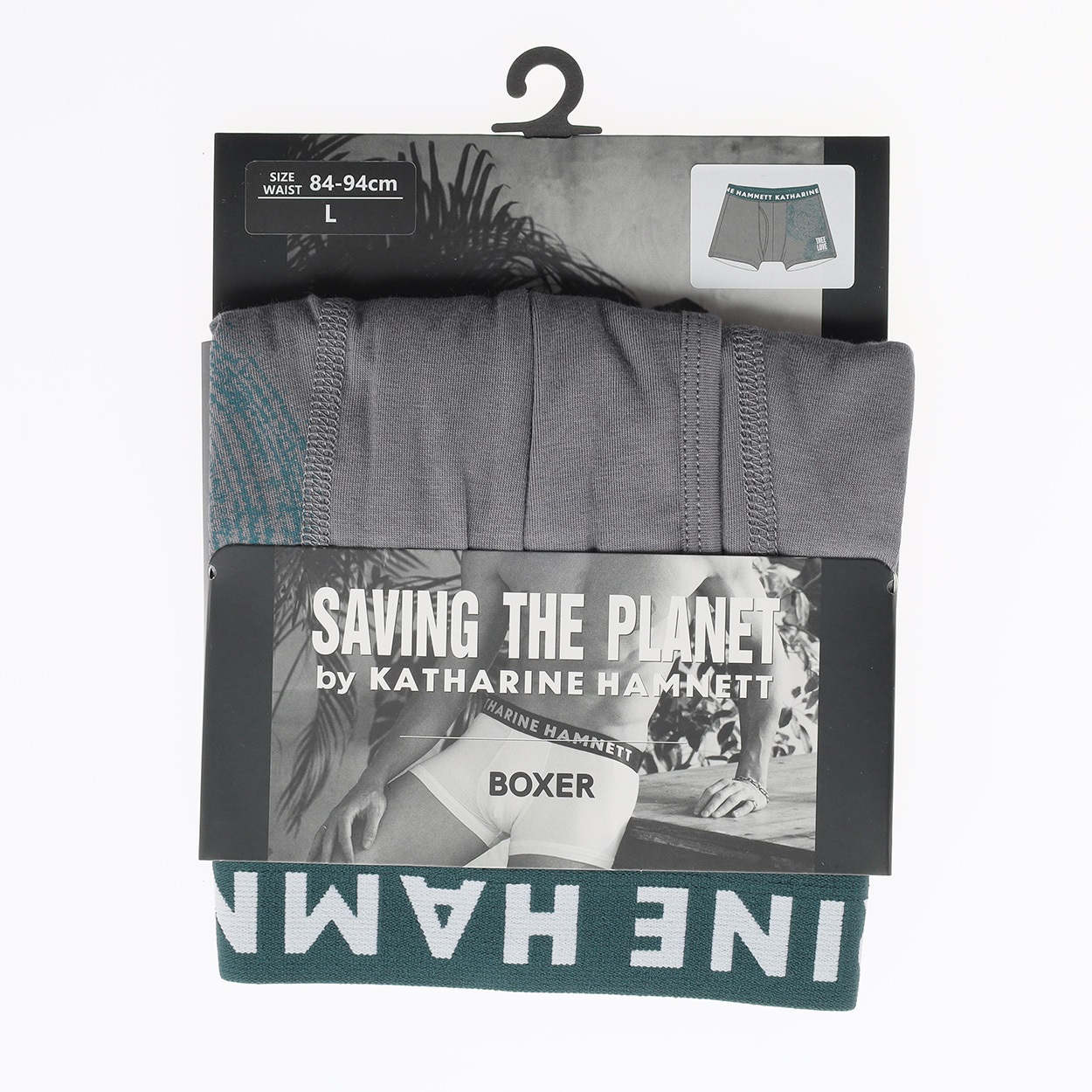 SAVING THE PLANET by KATHARINE HAMNETT ノーマル木調前あきボクサー