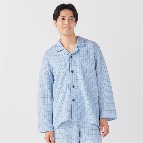 GUNZE(グンゼ) 睡眠工房 HOTMAGIC 発熱キルトペイズリー柄シャツ