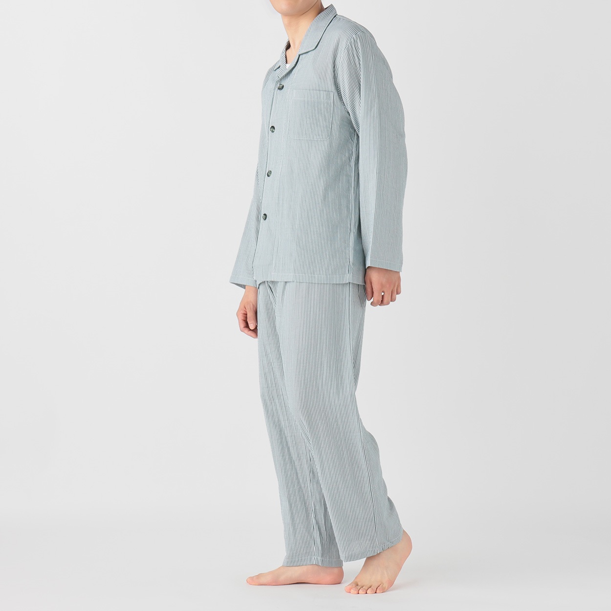 GUNZE(グンゼ) 着脱らくらくサポート Wガーゼマジックテープシャツ