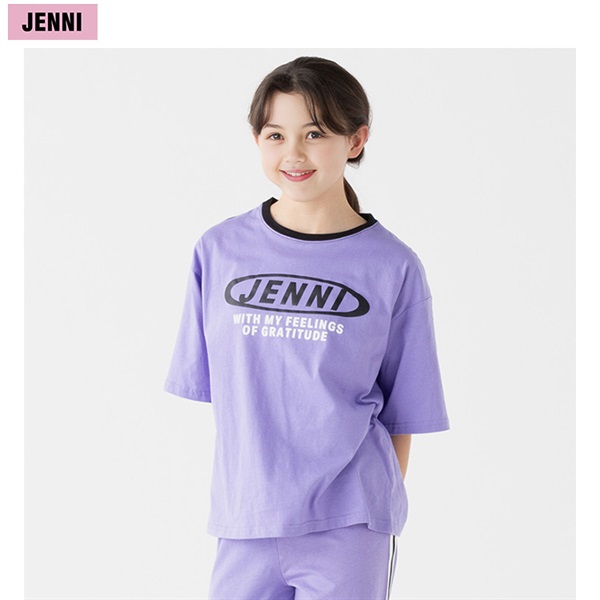 JENNI(ジェニィ) 天竺胸捺染2TOPパジャマ 女の子 キッズ 140cm