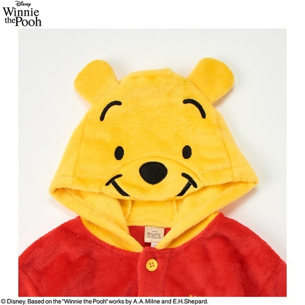 Disney(ディズニー) くまのプーさんデザイン フリース着ぐるみ 男の子