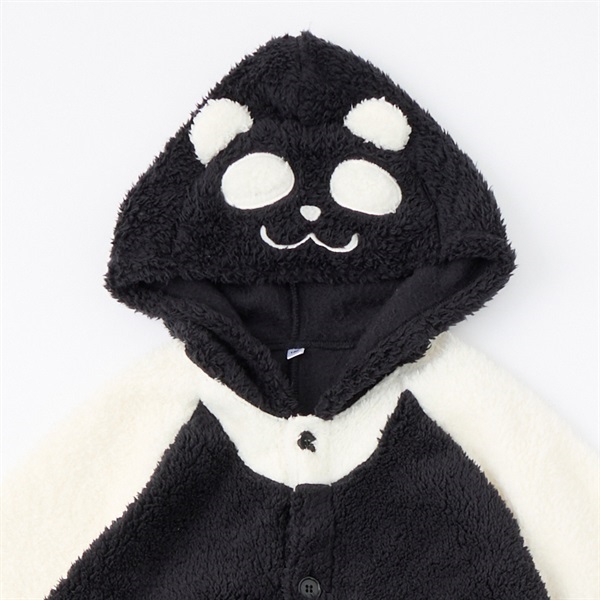 ブラックパンダ オールインワン着ぐるみ キッズ | イオンスタイル