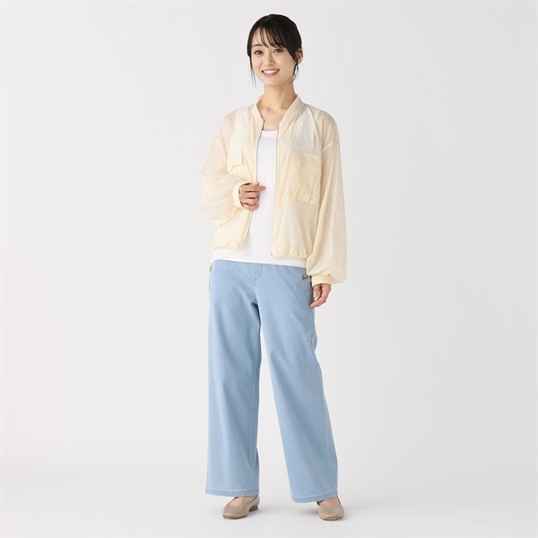 ESSEME×藤本美貴さんコラボ 裾ドロストシアーブルゾン レディス