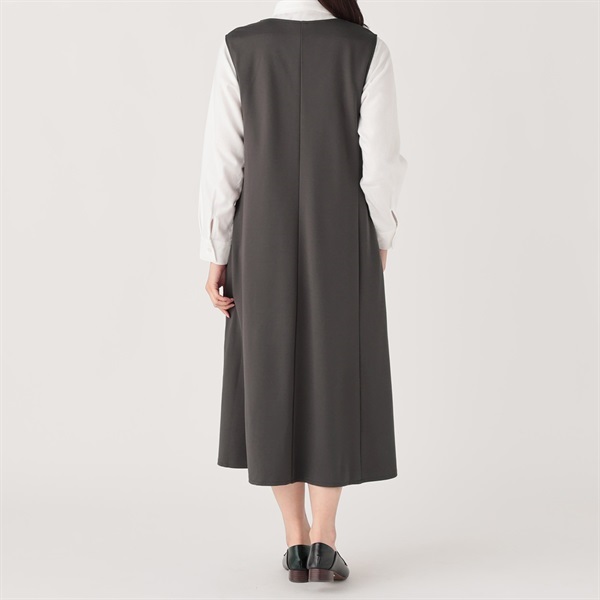 Vネックタックフレアジャンスカ レディス ESSEME(エシーム) ジャンパー