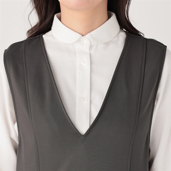 Vネックタックフレアジャンスカ レディス ESSEME(エシーム) ジャンパー