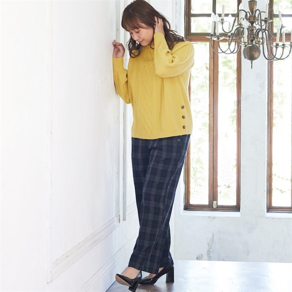 SEQUEL / ボトム/L/ポリエステル/グレー/無地 P-2318874320000_sub01_LL.jpg