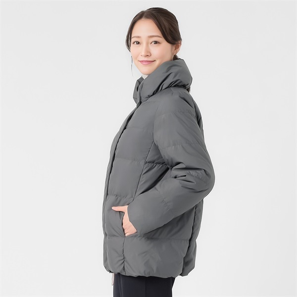 ショールカラーダウンコート レディス ESSEME(エシーム) 230106