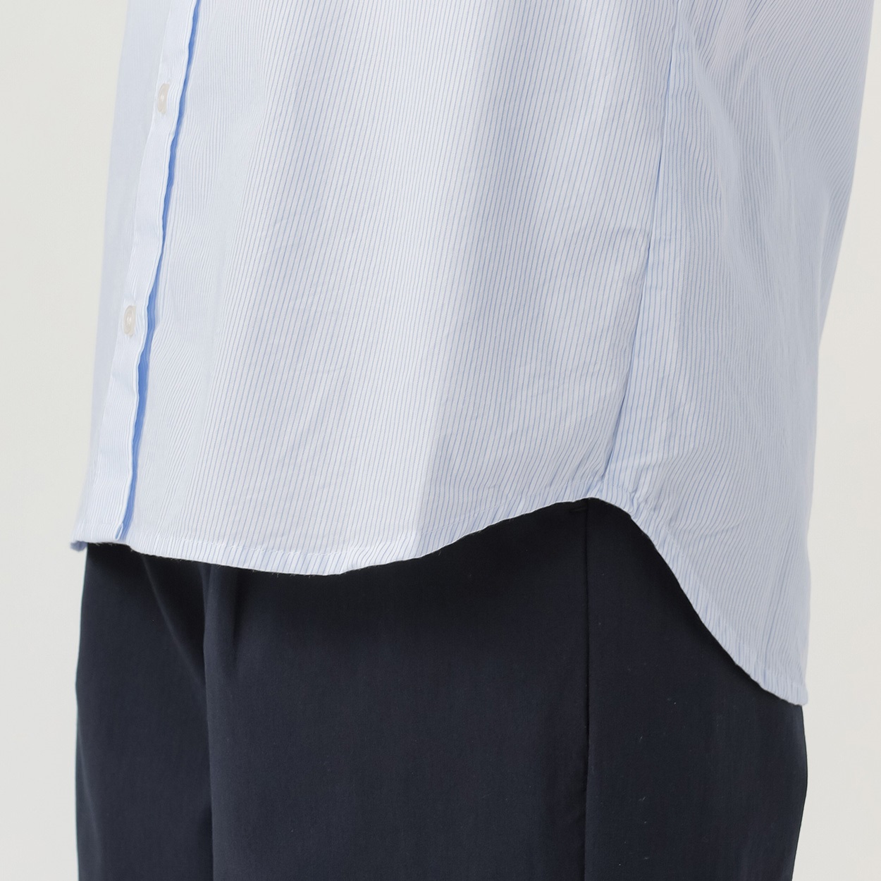 コットン100丸襟シャツ レディス ESSEME(エシーム) 71179-6E | イオン 