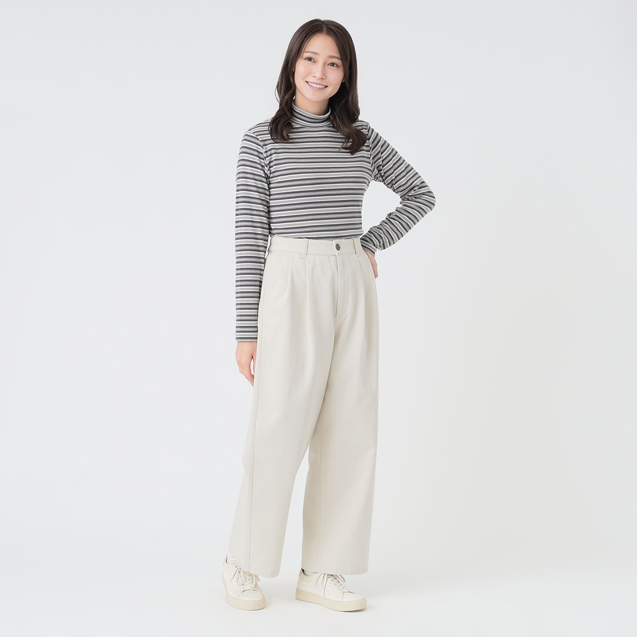 ツイルタックワイドパンツ レディス ESSEME(エシーム) 391815 | イオン