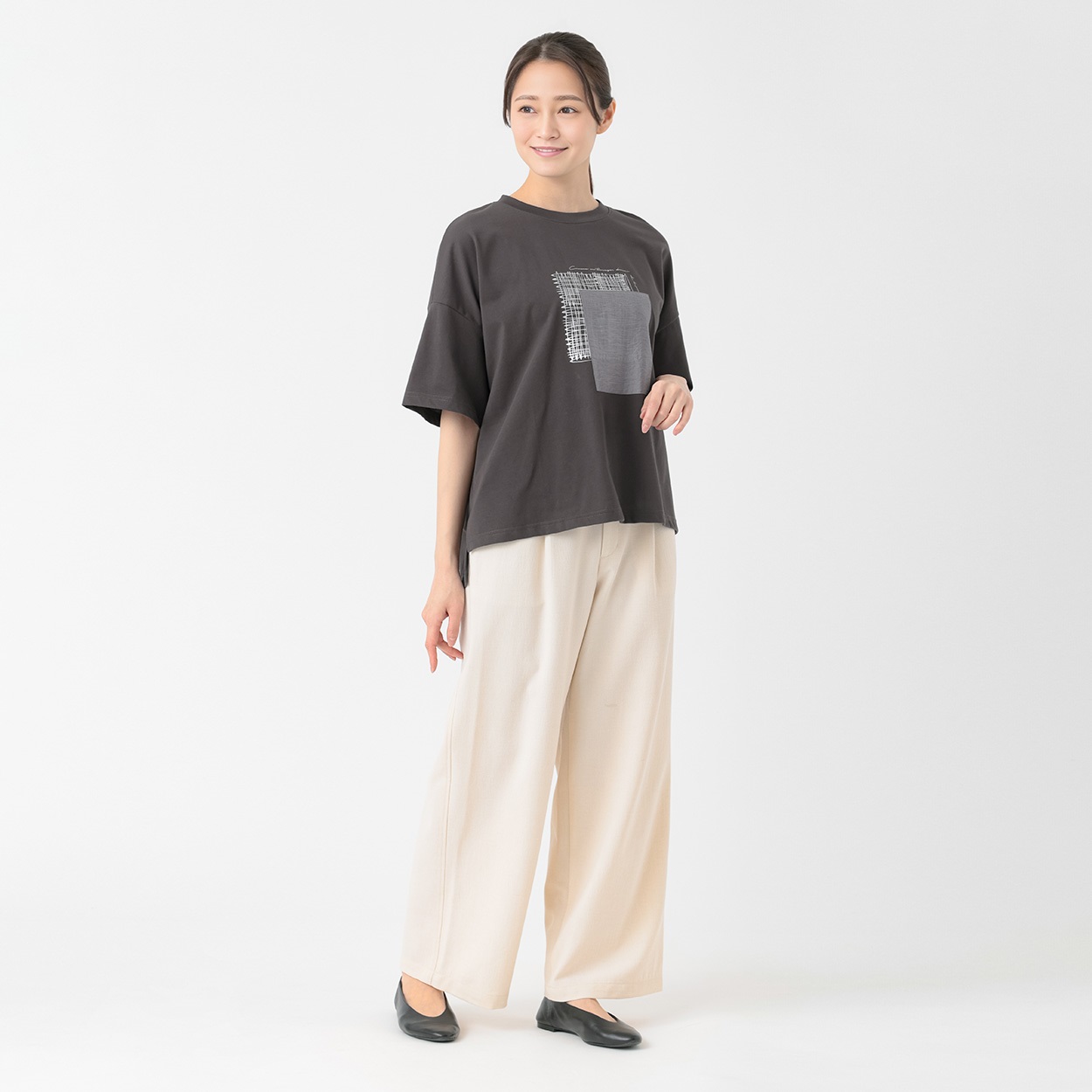ドルマンTシャツ レディス ESSEME(エシーム) S58-14740 | イオン