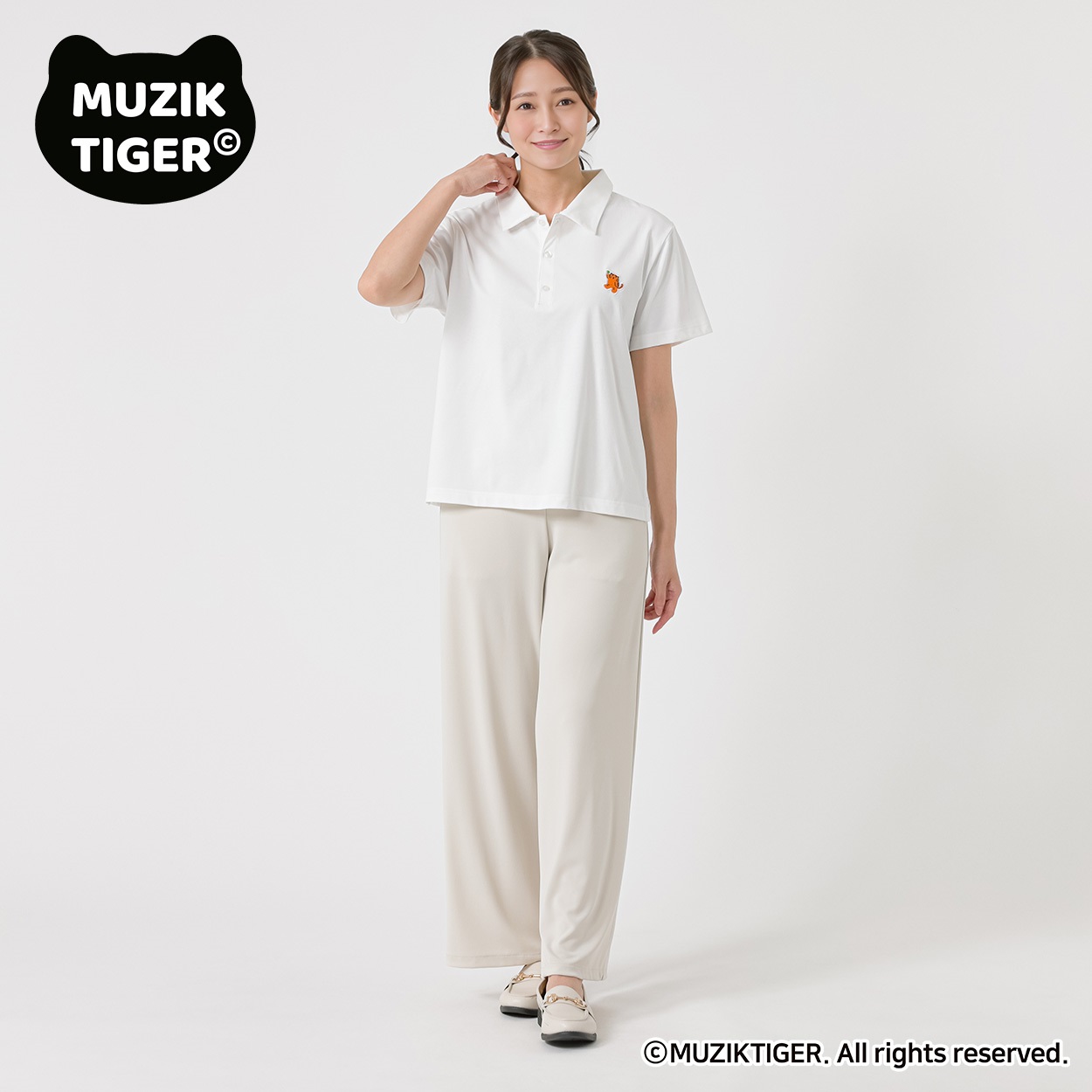 MUZIK TIGER ポロシャツ レディス ESSEME(エシーム) ESM26M056-TS