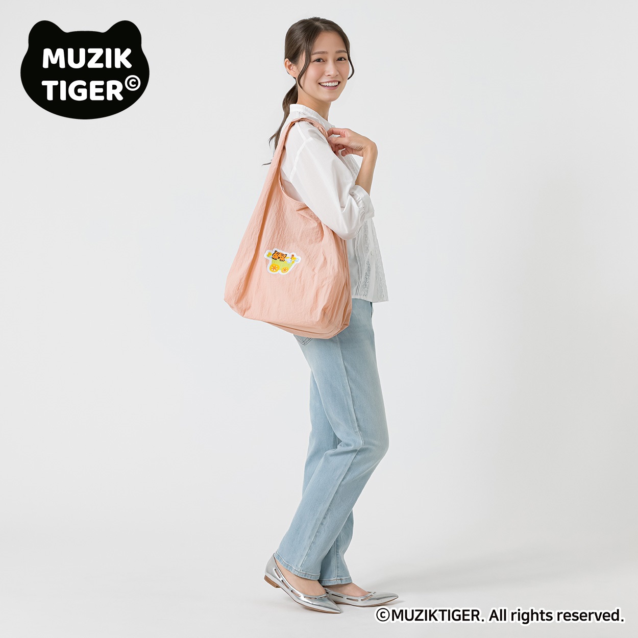 エコバップ社   スチィームレディ MUZIK TIGER エコバッグ レディス ESSEME(エシーム) ESM26M060-TS