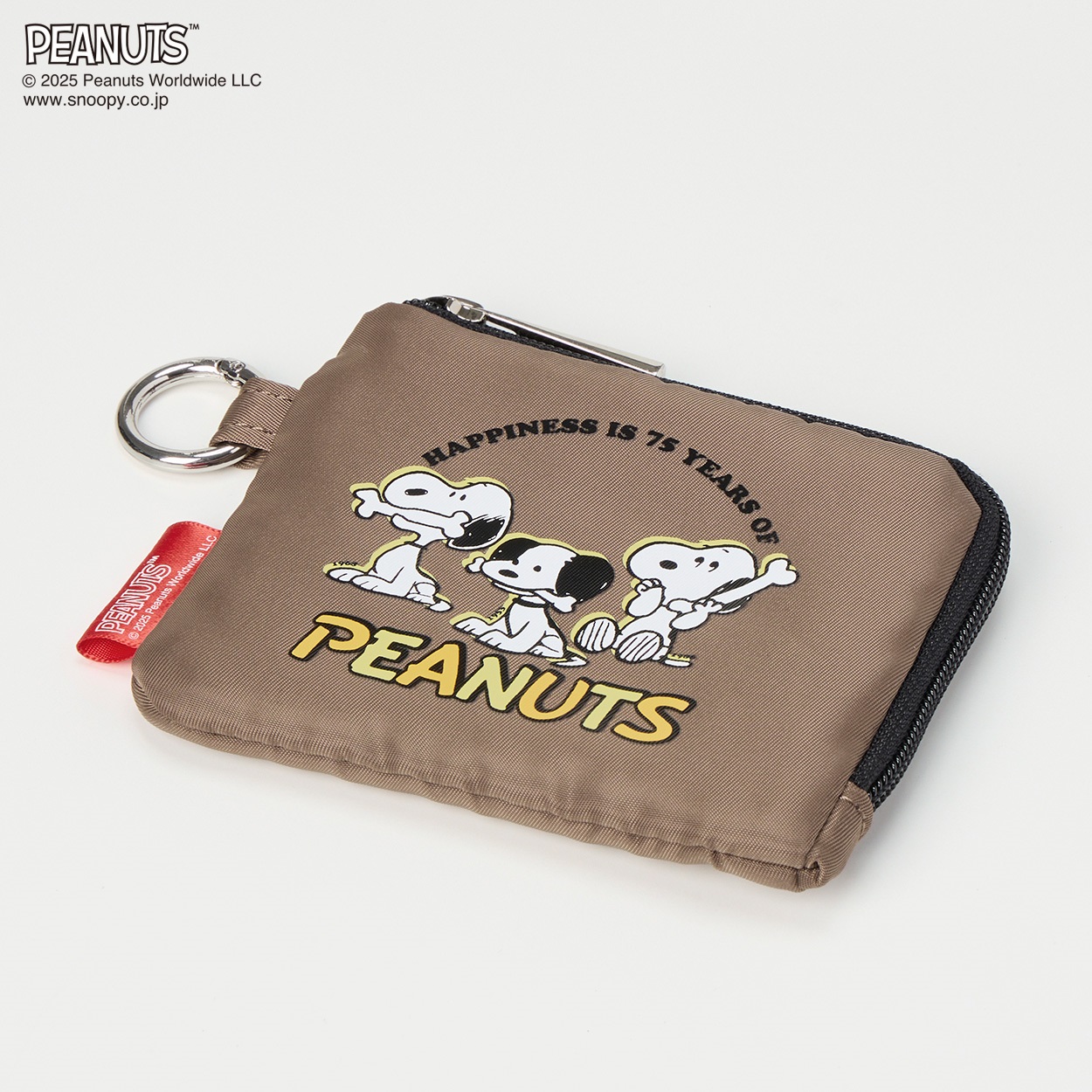 ピーナッツ75周年 フラットポーチ | イオンスタイルオンライン