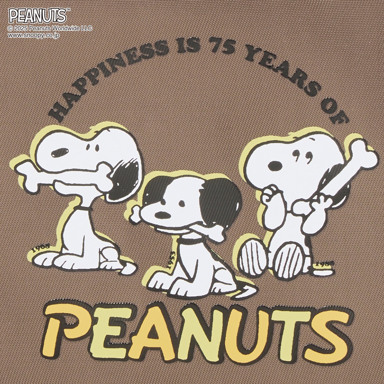 ピーナッツ75周年 フラットポーチ | イオンスタイルオンライン 衣料品