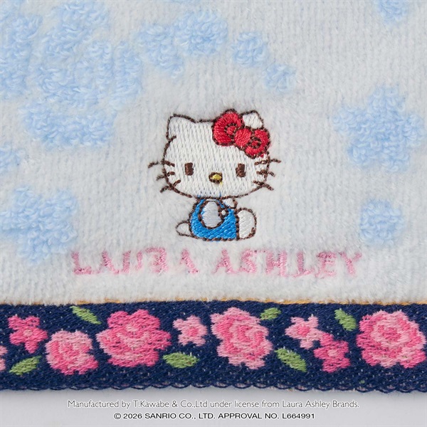 Laura Ashley(ローラ アシュレイ) ハローキティ ミニタオルハンカチ